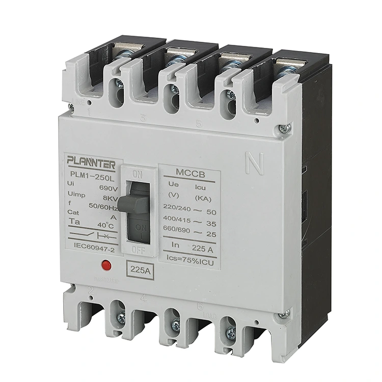 AC 4 Pole Moulded Case Circuit Breaker 225A